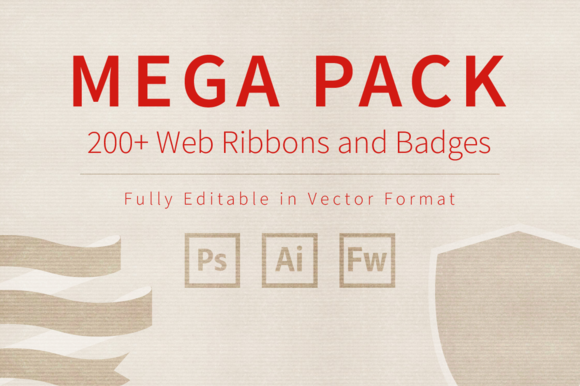 Mega Pack Of Web Ribbons And Badges Mega Pack Of Web Ribbons And Badges