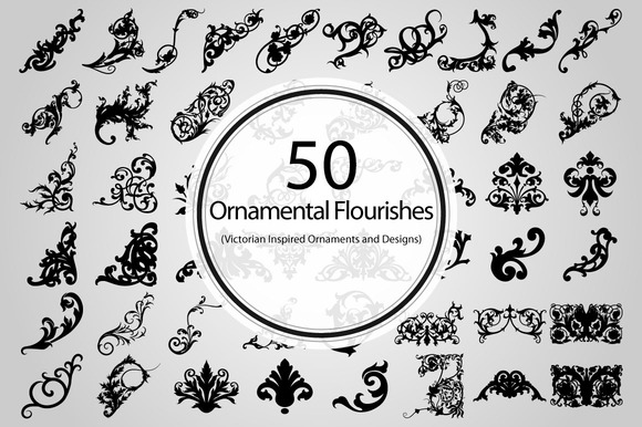 50 Ornamental Flourishes 50 Ornamental Flourishes