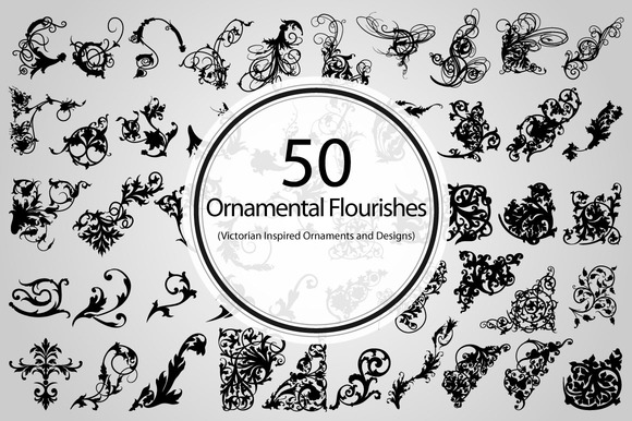 50 Ornamental Flourishes 50 Ornamental Flourishes