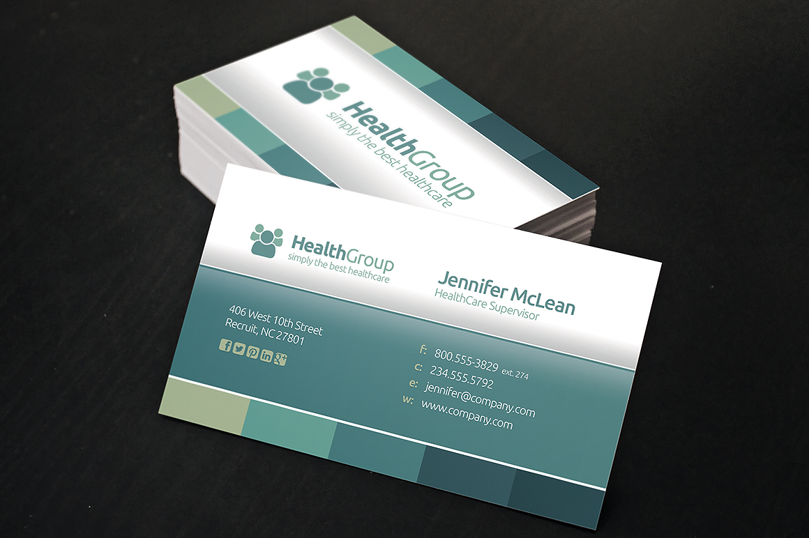 Healthcare Business Cards ~ Business Card Templates on ...