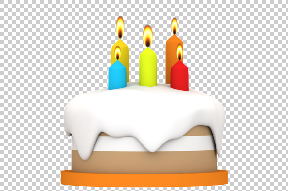 Download Cake - 3D Render PNG ~ Graphics on Creative Market