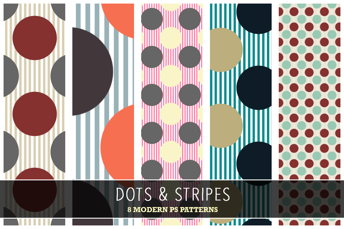Dots & Stripes Patterns on Creative Market