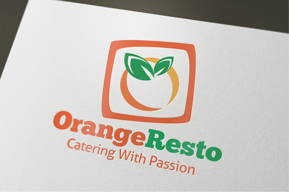 Orange Resto Restaurant Logo
