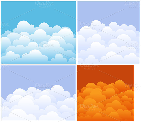 Photoshop Clouds Symbols » Designtube - Creative Design Content