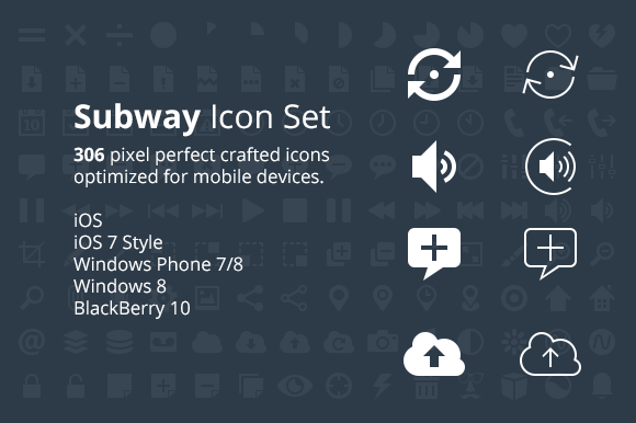 Subway Icon Set For Developers Subway Icon Set For Developers