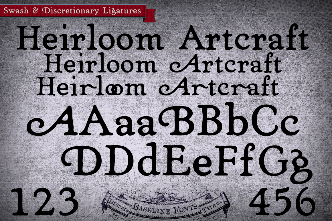 Demi Heirloom Artcraft ~ Serif Fonts on Creative Market