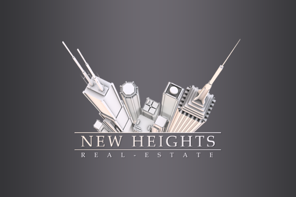 3D Real Estate Logo 3D Real Estate Logo