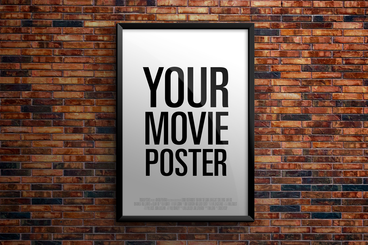 Theatrical Movie Poster Mockup Product Mockups on Creative Market
