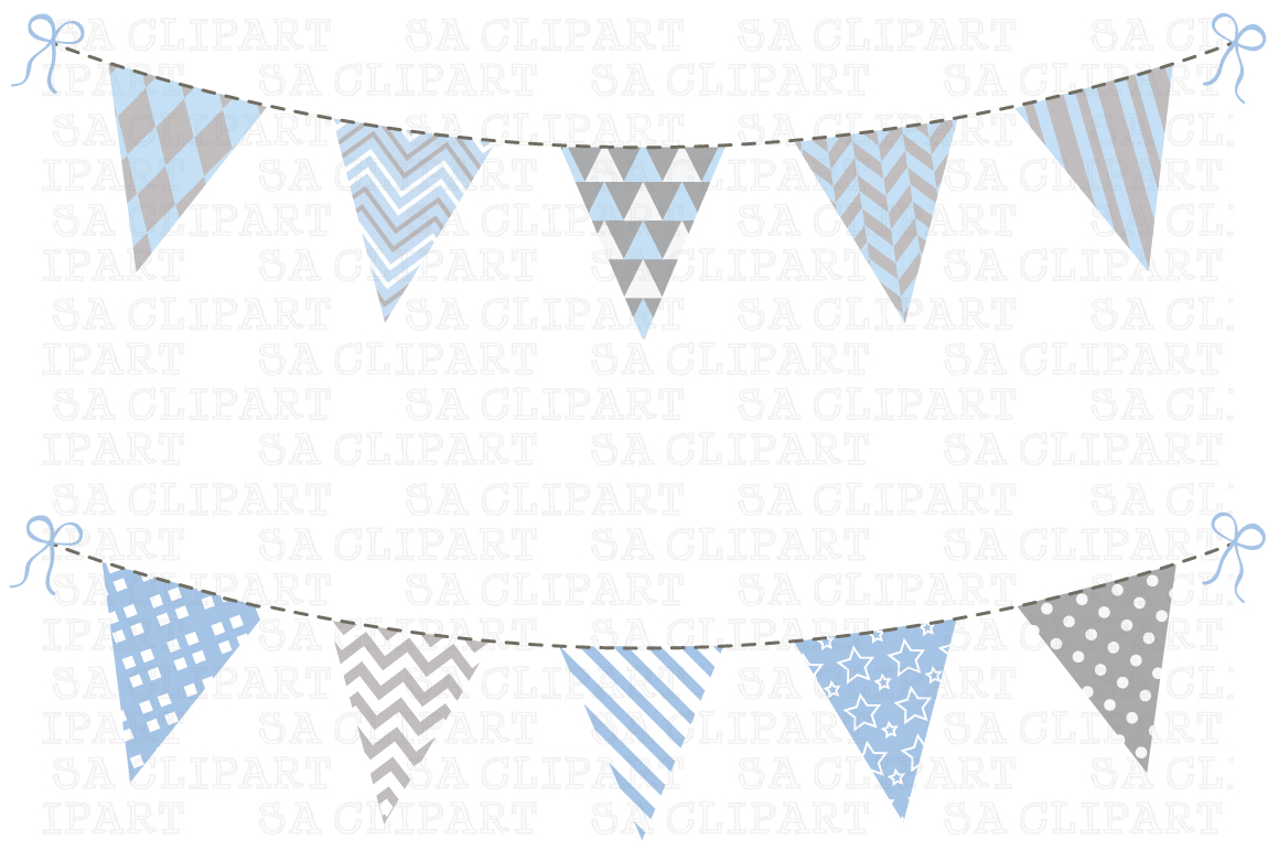 Bunting Banner Clipart ~ Illustrations on Creative Market