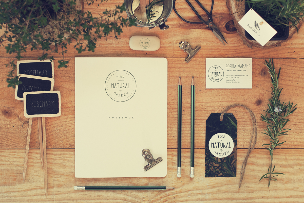 Stationery Mock Up  Garden 3 ~ Product Mockups on Creative Market