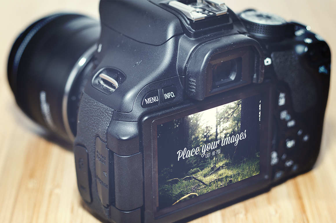 Realistic Camera Mock Up Product Mockups on Creative Market