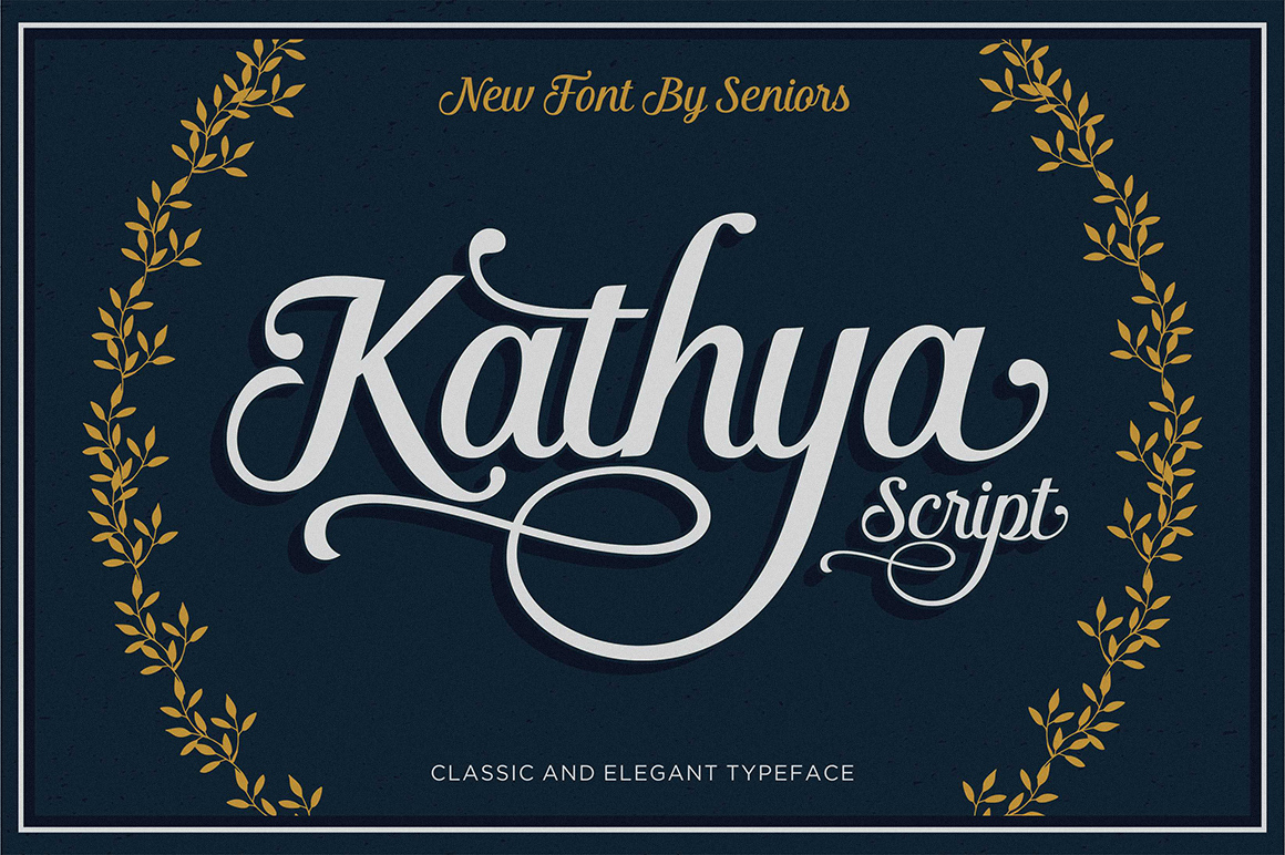 Kathya Script (40% Off) ~ Script Fonts on Creative Market