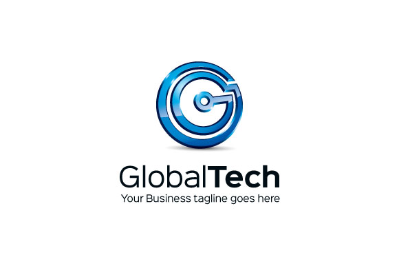 Global Tech Logo Template ~ Logo Templates on Creative Market