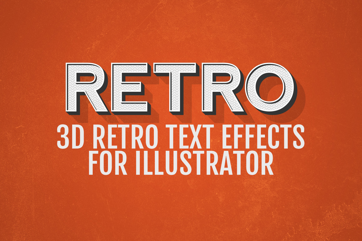 3d retro text creator by sparkle stock