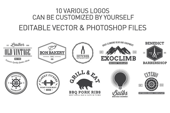 Vintage Logo & Badge vol. 6 ~ Logo Templates on Creative Market