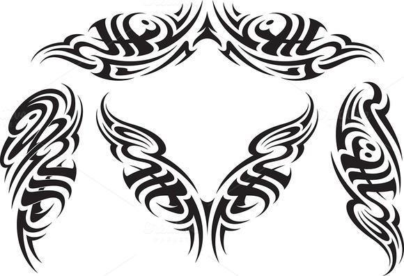  Tato Tribal Kepala Macan Designtube Creative Design 