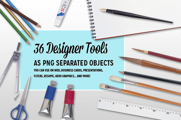 36 Designer Tools As Separate Object 36 Designer Tools As Separate Object