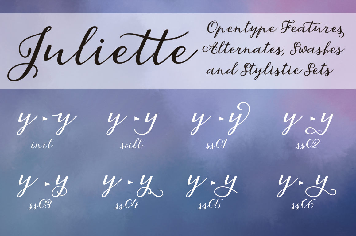 Juliette ~ Script Fonts on Creative Market