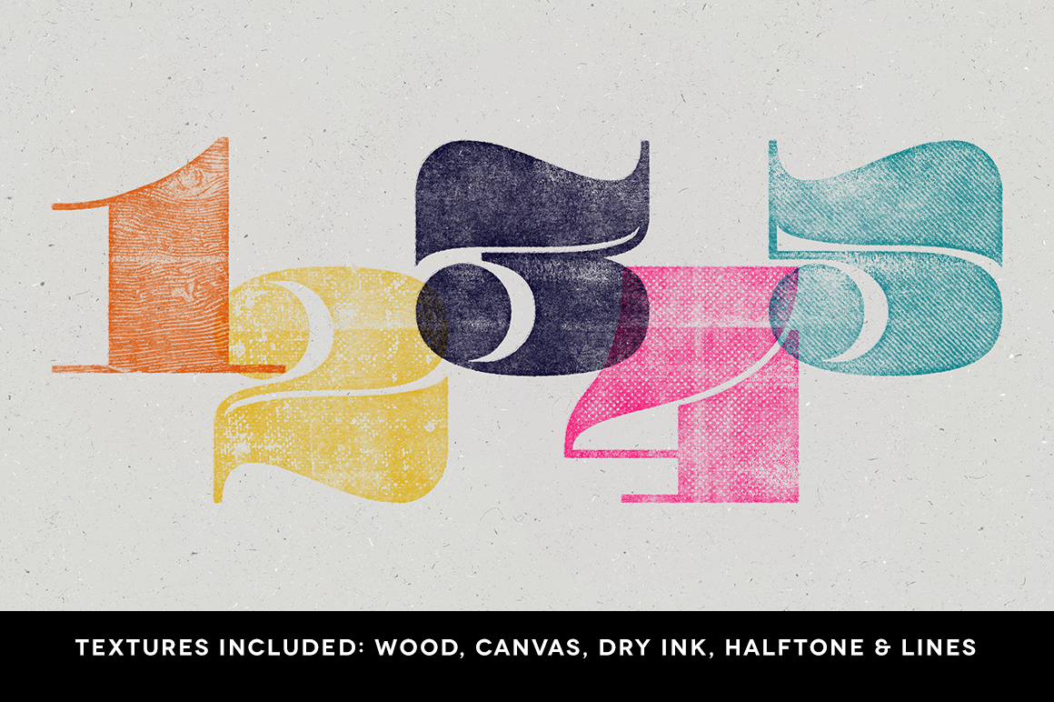 WoodBlock Printing Press Kit Layer Styles on Creative Market
