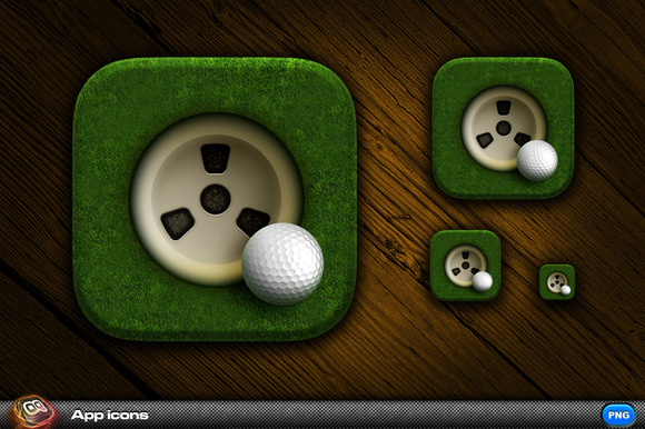 Golf App Icon 2 Golf App Icon 2