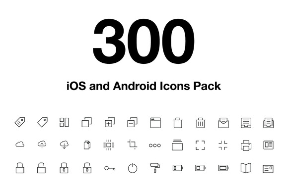 Android Vector Buttons 300 iOS and Android ...