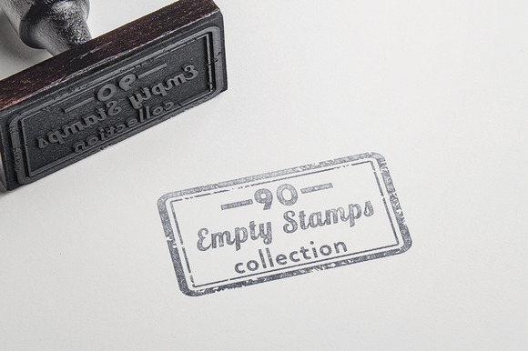 90 Handmade Empty Stamps