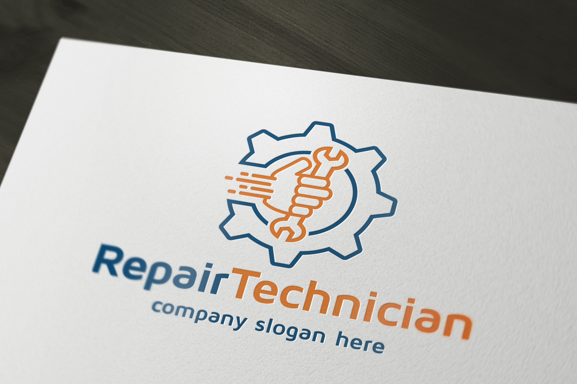 Repair Technician Logo Templates on Creative Market