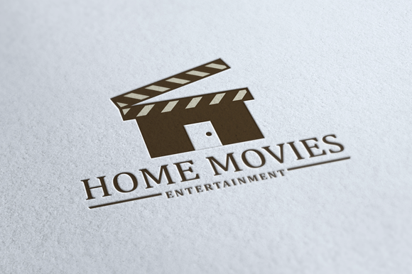 Movies Home Logo ~ Logo Templates on Creative Market