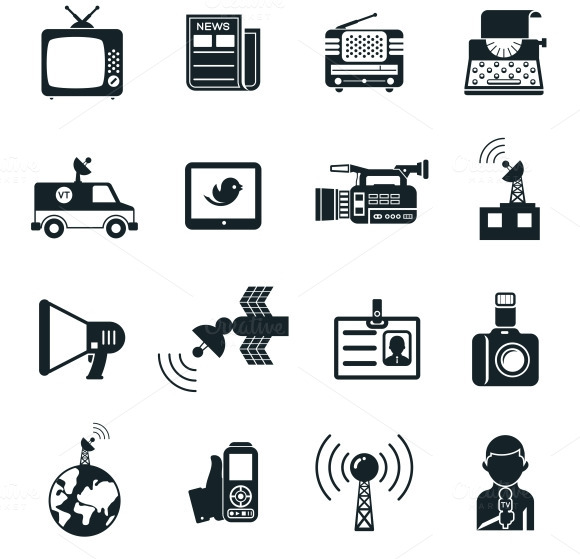 News And Media Icons