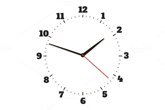 Round Office Clock Set Round Office Clock Set