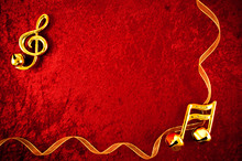 Music Notes Christmas Background ~ Holiday Photos on Creative Market