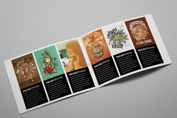 Creative Agency A5 Brochure Indesign Brochure Templates On Creative Market A5 Brochure Template Indesign