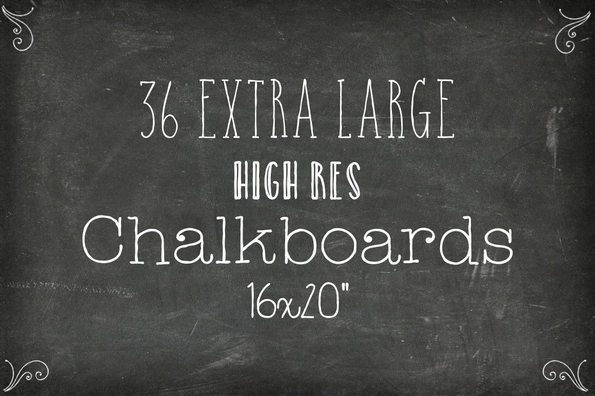 36 Chalkboard Backgrounds XL Edition Textures on Creative Market