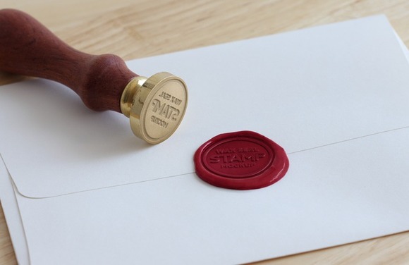 Download Wax Seal Stamp Mockup for Logos ~ Product Mockups on ...