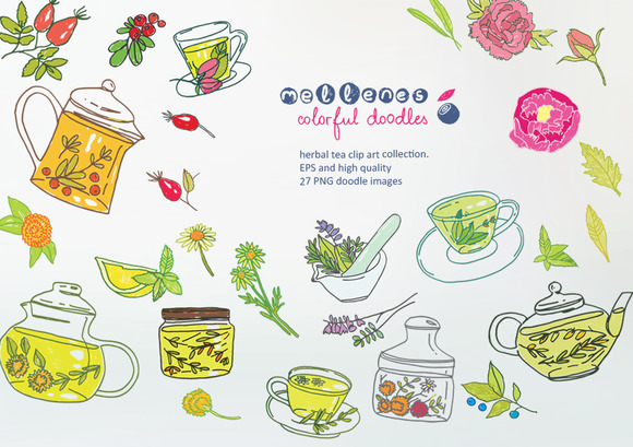 Herbal Tea Doodles