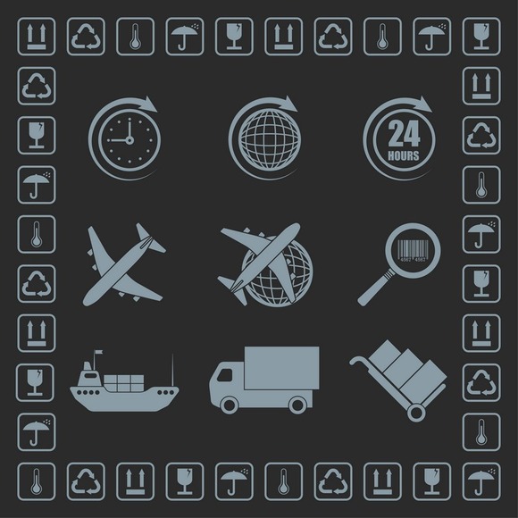 Set Of Delivery Theme Icons Set Of Delivery Theme Icons