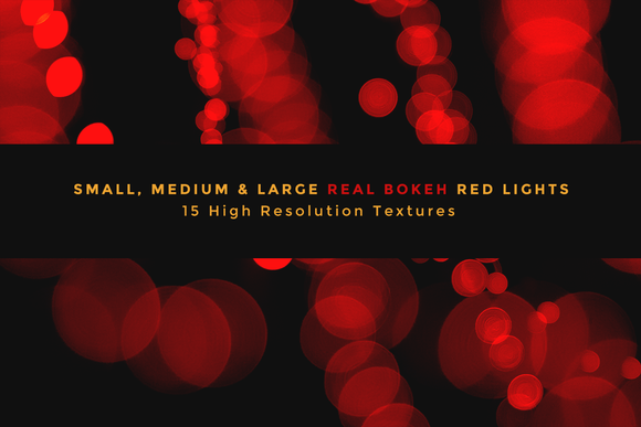 Real Bokeh Lights Holiday Red Real Bokeh Lights Holiday Red