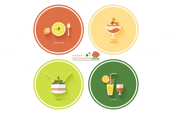 Set Restaurant Menu Designs Set Restaurant Menu Designs