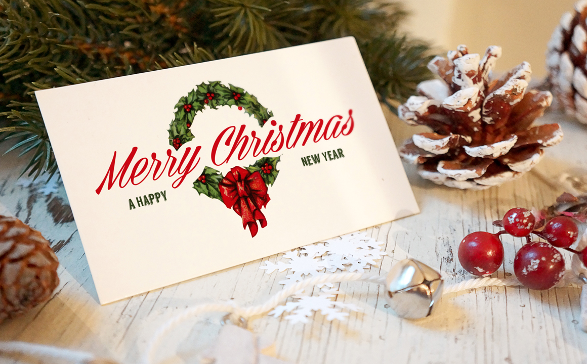 Download Christmas New Year Card Mockup ~ Product Mockups on ...
