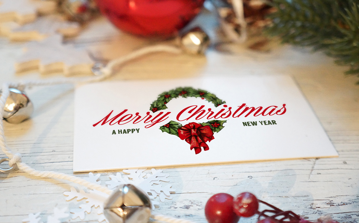 Download Christmas New Year Card Mockup ~ Product Mockups on ...