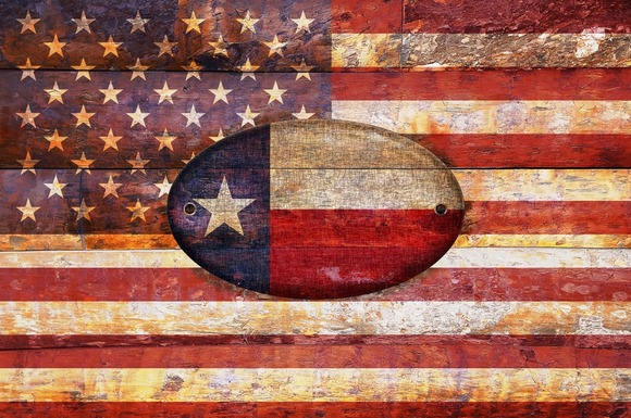 Usa And Texas Flags Usa And Texas Flags