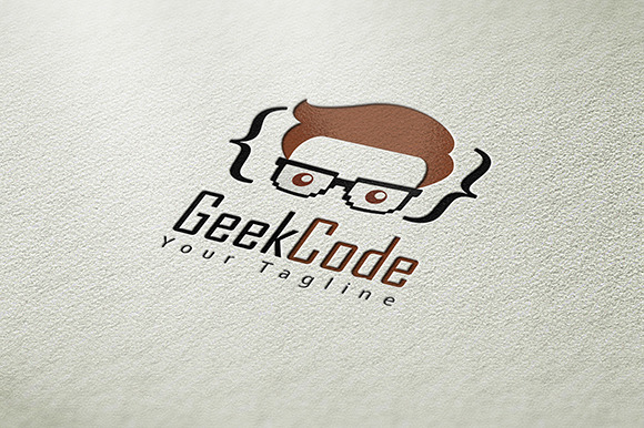 Geek Code Logo Template
