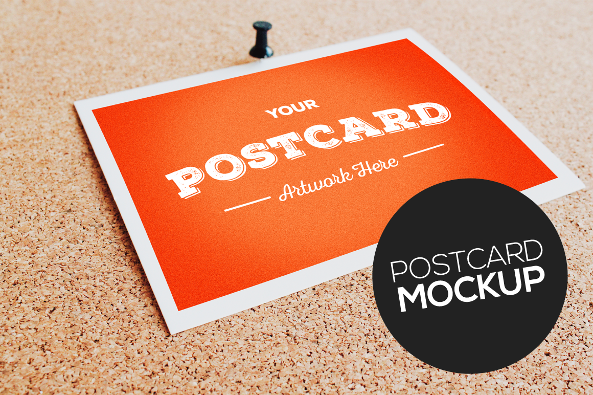 Postcard Mockup Product Mockups on Creative Market