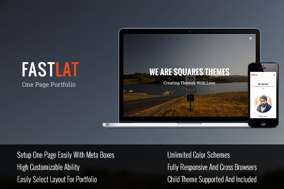 Fastlat One Page Wordpress Theme