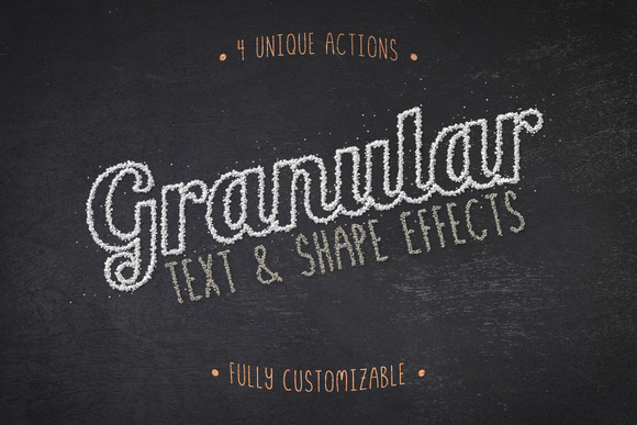 Granular Text Shape Effects Vol 1
