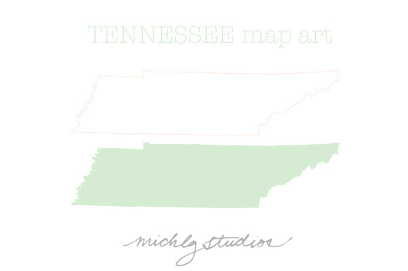clipart map of tennessee - photo #13