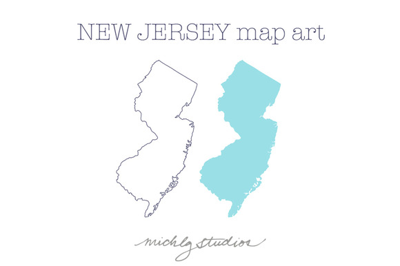 clipart new jersey map - photo #4