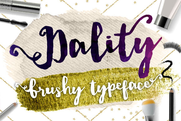 Dality Font Modern Brush Script