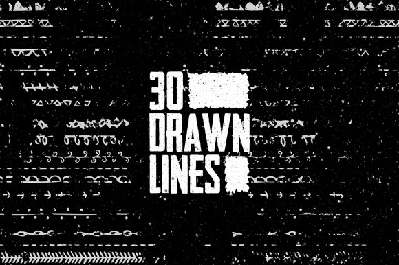 30 Drawn Lines