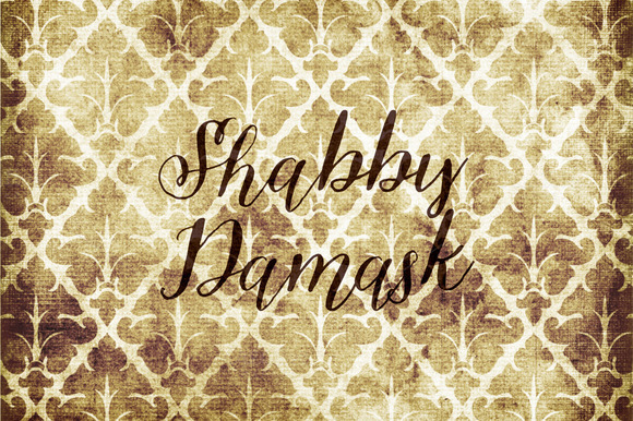Shabby Damask Digital Paper